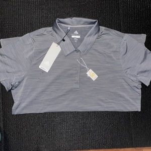 Adidas Golf shirt, textured grey